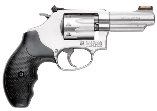 Smith & Wesson 162634 Model 63  22 LR 8 Shot 3" Stainless Steel Barrel, Satin Stainless Steel J-Frame, Hi-Viz Fiber Optic Red Front/Adjustable Rear Sight                                               