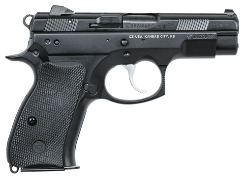 CZ-USA 01194 75D PCR Compact Frame 9mm Luger 10+1 3.75" Black Steel Barrel, Black Steel Serrated Slide, Black Polycoat Aluminum Frame w/Beavertail, Black Rubber Grip, Right Hand                       