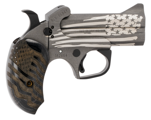 Bond Arms BAOG Old Glory 45 Colt/410 Gauge 2rd Shot 3.50" Black Ash w/Integrated Star Grips Right Hand                                                                                                  