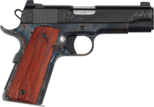 Dan Wesson 01779 Heirloom 2024 45 ACP 8+1 4.25" Stainless Steel Barrel, Blued Serrated Carbon Steel Slide, Black Steel Frame w/Beavertail, Cocobolo Grip                                                