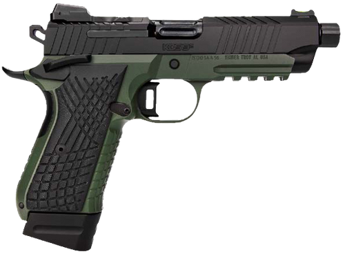 Kimber Mfg.,inc 3100022 KDS9C TFS 9mm 15+1 18+1 4.60" Ranger Green/ Black Front and Rear Serrations Stainless Steel G-10 Grip                                                                           