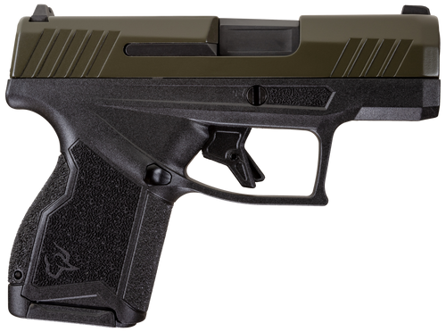 Taurus 1GX4M93B GX4  9mm Luger 11+1 3.06" Black Stainless Steel Barrel, Mil-Spec Green Cerakote Serrated Steel Slide, Black Polymer Frame, Black w/Interchangeable Backstrap Grip, Manual/Trigger Safety