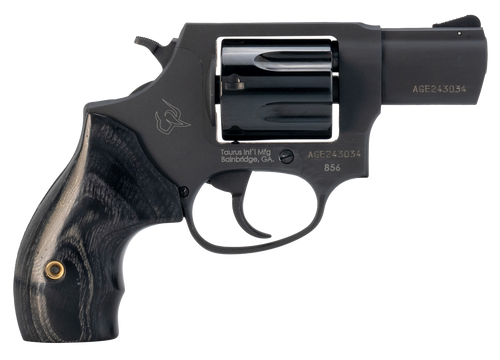 Taurus 2-85623 856  Small 38 Special +P 6 Shot 2" Black Stainless Steel Barrel, Cylinder & Frame, Transfer Bar Safety, Exposed Hammer                                                                   