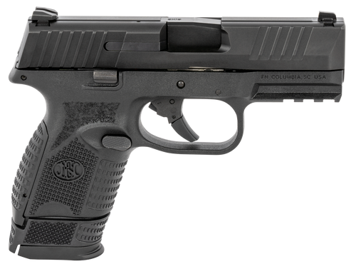 FN 66100815 509 Compact 9mm Luger 3.70" Barrel 12+1 Or 15+1, Matte Black Polymer Frame With Mounting Rail, Matte Black Stainless Steel Slide, No Manual  Safety                                         