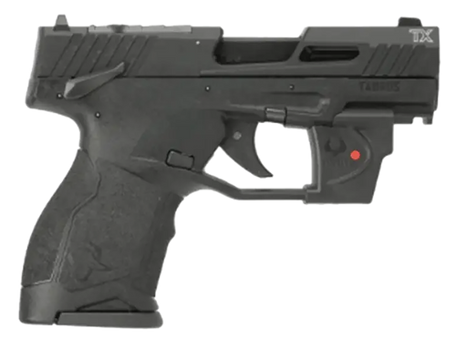 Taurus 1-TX22131VL TX22C  Compact Frame 22 LR 13+1 SAO 3.60" Matte Black Steel Threaded Barrel, Black Anodized Optic Ready/Serrated Slide, Black Polymer Frame w/Picatinny Rail, Viridian Laser         
