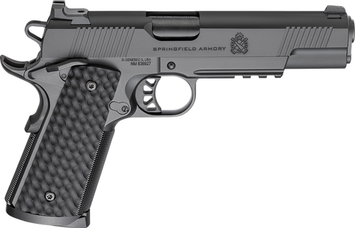 Springfield Armory PC9125LR 1911 TRP  45 ACP 8+1 5" Black Match Grade Barrel, Black Cerakote Serrated Carbon Steel Slide & Frame w/Picatinny Rail & Beavertail, VZ Hydra G10 Grip                       