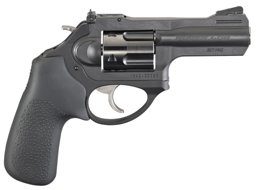 Ruger 5444 LCRx  357 Mag 5rd 3" Matte Black Steel Barrel, Black PVD Cylinder, Matte Black Stainless Steel Frame, Black Hogue Tamer Monogrip Grip                                                        
