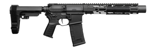 CMMG 30A0ED0-AB Zeroed Banshee Mk4 300 Blackout 30+1 6.50" Black Nitride Threaded Barrel, Black Armor Cerakote Aluminum Receiver w/Picatinny Rail, M-LOK Handguard, Black Polymer CMMG RipBrace, CMMG Ze