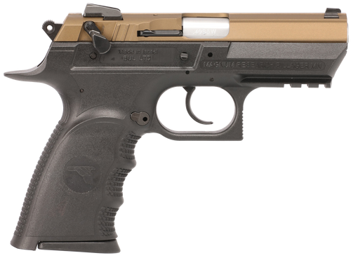 Magnum Research BE94133RSLBB Baby Eagle III  40 S&W 12+1 3.85" Burnt Bronze Carbon Steel Slide Black Textured                                                                                           