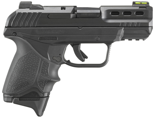 Ruger 3854 Security-380 *MA Compliant 380 ACP 10+1 3.42" Black Oxide Steel Barrel, Black Serrated Steel Slide, Black Polymer Frame w/Picatinny Rai,l Black Polymer Grip, Lite Rack System, Right Hand   