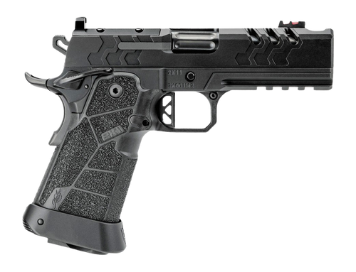 Kimber Mfg, Inc 3500105 2K11 Pro Comp Full Size Frame 9mm Luger 19+1 5" Compensated Barrel, Black Stainless Steel Lightening Cut/Optic Ready/Serrated Slide, Black Stainless Steel Frame w/Beavertail & 