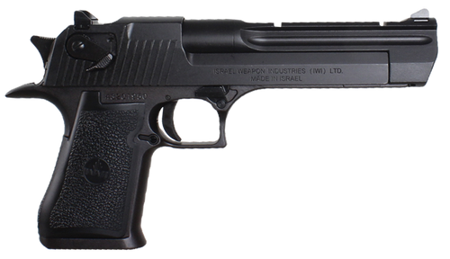 Magnum Research DE44CA Desert Eagle Mark XIX *CA Compliant 44 Rem Mag 6" 8+1 Black Carbon Steel Frame & Slide Black Rubber Grip                                                                         