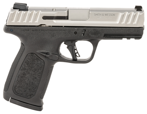 Smith & Wesson 13937 SD40 2.0 Compact Frame 40 S&W 10+1 4" Stainless Steel Barrel, Satin Serrated Stainless Steel Slide, Black Polymer Frame w/Picatinny Rail, Textured Grip                            