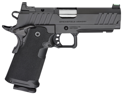 Springfield Armory PH9117AOS Prodigy  9mm Luger 20+1/17+1 4.25" Bull Barrel, Black Cerakote Carbon Steel Frame w/Picatinny Acc. Rail, Optic Ready Slide, Polymer Grip, Fiber Optic Sight                