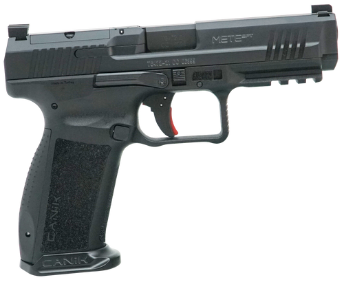 Canik HG6595N Mete SFT Full Size Frame 9mm Luger 20+1/18+1, 4.46" Black Match Grade Barrel, Black Nitride Optic Ready/Serrated Steel Slide, Polymer Frame w/Picatinny Rail, Ambidextrous                