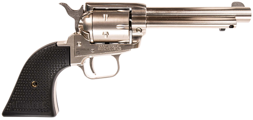 Heritage Mfg RR22NI4 Rough Rider  22 LR 6 Shot, 4.75" Black Nitride Steel Barrel, Black Nitride Steel Frame, Black Cylinder, US Flag Polymer Grip, Manual Safety, Exposed Hammer                        