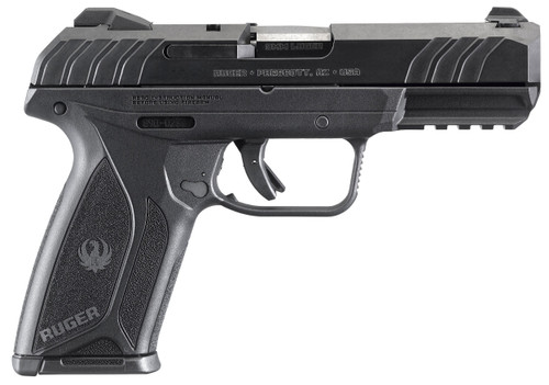 Ruger 3810 Security-9  9mm Luger 15+1 4" Black Steel Barrel, Black Oxide Serrated Steel Slide, Black Polymer Frame w/Picatinny Rail, Black Polymer Grip                                                 