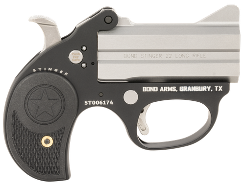 Bond Arms BASL Stinger  22 LR 2 3" Matte Double Anodized Stainless Steel Barrel, Anodized Aluminum Frame, Black Rubber Grip                                                                             
