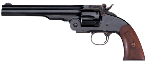 Taylors & Company 550639 Second Model Schofield 45 Colt (LC) Caliber with 7" Barrel, 6rd Capacity Cylinder, Overall Blued Finish Steel & Walnut Grip                                                    