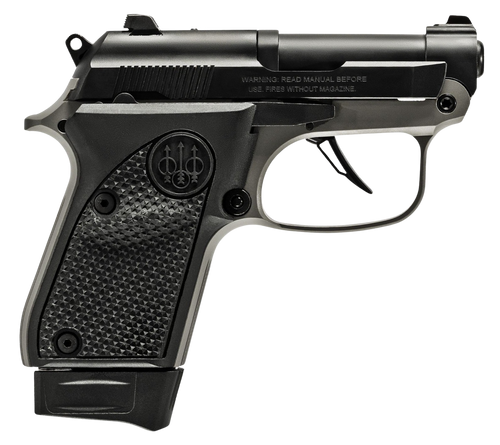 Beretta USA J20X22R8 20X Bobcat You're On Your Own 22 LR 8+1 2.40" Black Steel Barrel, Gray Cerakote ELS/Serrated Steel Slide, Black Polymer Frame w/Beavertail, Helica Texture Grip                    
