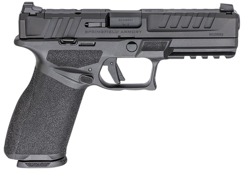 Springfield Armory EC9459BU15 Echelon  Full Size 9mm Luger 15+1 4.50" Black Melonite Steel Barrel & Steel Optic Ready/Serrated Slide, Black Polymer Frame w/Picatinny Rail, Textured Grip, Ambidextrous 