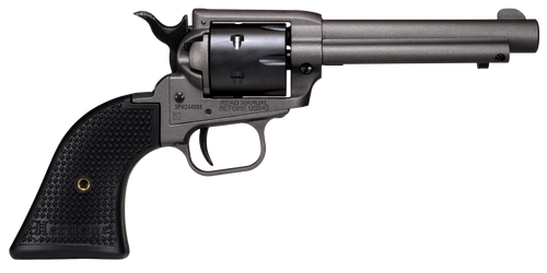 Heritage Mfg SRR22C4 Rough Rider  22 LR 6rd 4.75", Tungsten Gray Frame & Barrel, Black Satin Cylinder, Black Polymer Grips                                                                              