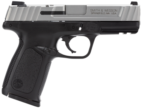 Smith & Wesson 123403 SD40 VE *CA Compliant Compact Frame 40 S&W 10+1, 4" Stainless Steel Barrel, Satin Serrated Stainless Steel Slide, Black Polymer Frame w/Picatinny Rail                            