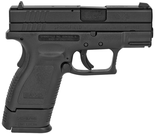 Springfield Armory XD9801 XD *CA Compliant Sub-Compact 9mm Luger 10+1, 3" Black Melonite Steel Barrel & Serrated Slide, Black Polymer Frame w/Picatinny Rail, Black Polymer Grip                        