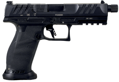 Walther Arms 2858142 PDP Pro SD 9mm Luger 10+1 5.10" Threaded Barrel, Black, Optic Cut/Serrated Slide, Polymer Frame with Pic. Rail, Performance Duty Grip, Flared Magwell                              