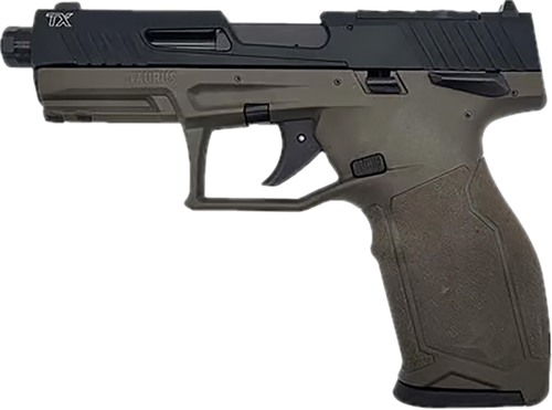Taurus 1-2TX22P141O TX22 T.O.R.O Gen 2 Full Size Frame 22 LR 16+1/22+1 4.10" Threaded Barrel, Optic Ready/Serrated Slide, OD Green Polymer Frame w/Picatinny Rail                                       