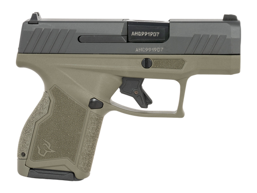 Taurus 1-GX4M931O GX4  Micro-Compact Frame 9mm Luger 11+1 3.06" Black DLC Alloy Steel Serrated Slide Stainless Steel Frame Interchangeable Backstrap Grip                                               