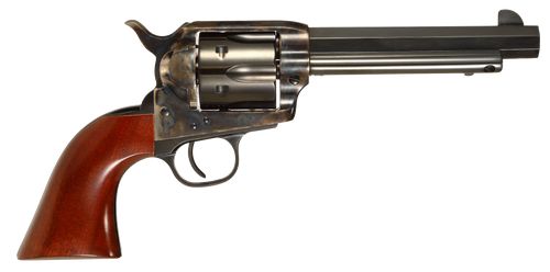 Taylors & Company 556102 1873 Cattleman Drifter 45 Colt (LC) Caliber with 5.50" Blued Finish Barrel, 6rd Capacity Blued Finish Cylinder, Color Case Hardened Finish Steel Frame & Walnut Grip           
