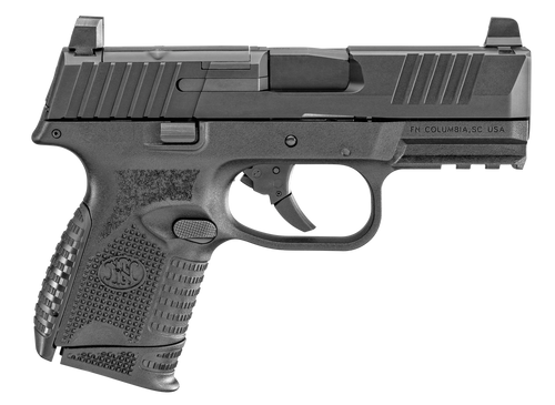 FN 66100571 509C MRD 9mm Luger 15+1/12+1, 3.70" Black Recessed Target Crown Steel Barrel, Black PVD Optic Ready/Serrated Steel Slide & Polymer Frame w/Picatinny Rail, Ambidextrous                     