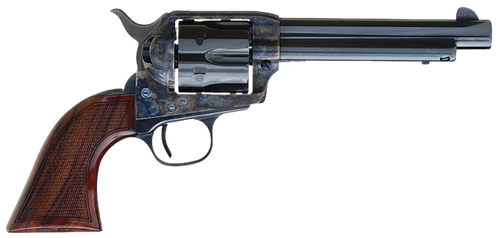 Cimarron AR411 Arizona Ranger  45 Colt (LC) 6 Shot, 5.50" Blue w/Engraved "Arizona Ranger" Steel Barrel, Blued Cylinder, Color Case Hardened Steel Frame, Checkered Walnut Grip, Exposed Hammer         
