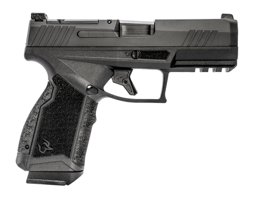 Taurus 1-GX4C38031 GX4 T.O.R.O. Carry Frame 380 ACP 15+1 3.70" Black DLC Barrel, Black Gas Nitride Stainless Steel Optic Ready/Serrated Slide, Black Stainless Steel Frame w/Picatinny Rail, Interchange