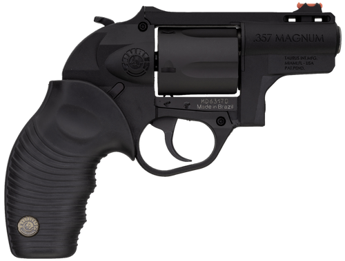 Taurus 2605021PLY 605 Poly Protector 38 Special +P or 357 Mag 5 Shot 2" Black Finish Barrel, Matte Black Oxide Finish Cylinder, Black Finish Polymer Frame & Black Ridged Rubber Grip                   