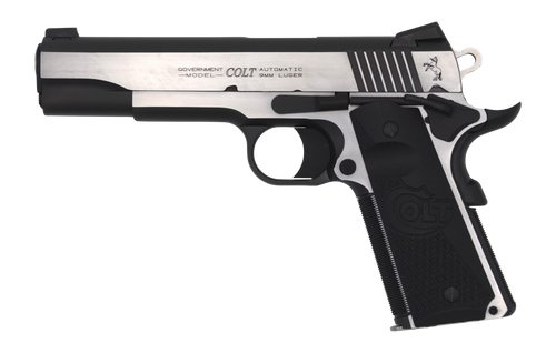 Colt Mfg O1070CEOR Combat Elite Government Full Size 45 ACP 8+1 5" Stainless National Match Barrel Two-Tone Elite Stainless Steel Optic Ready/Serrated Slide & Frame w/Beavertail, Ambidextrous         