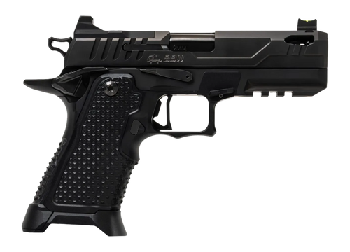 Oa Defense  2311 Pro Elite Compact Frame 9mm Luger 21+1 4.25" Ported Barrel, DLC Black Steel Optic Ready/Serrated Slide, Black Aluminum Frame w/Picatinny Rail, Black Aluminum Grip, Ambidextrous       