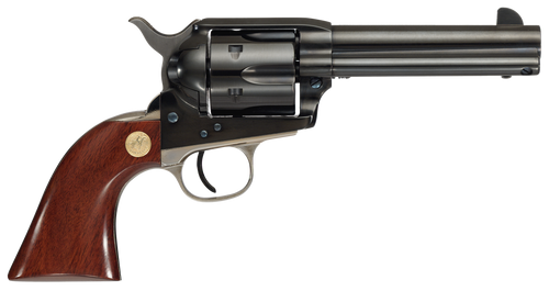 Cimarron MP400B1401 Pistoleer  357 Mag 6 Shot 4.75" Blued Rifled Steel Barrel & Cylinder, Blued Steel Frame w/Nickel Backstrap & Triggerguard, Walnut Grip, Exposed Hammer                              