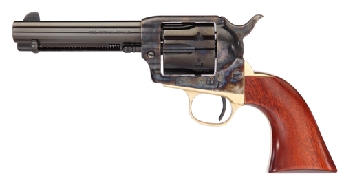 Taylors & Company 450DE 1873 Ranch Hand Deluxe 45 Colt (LC) 6rd 4.75" Blued Cylinder & Barrel Color Case Hardened Steel Frame Walnut Navy Size Grip (Taylor Tuned)                                      