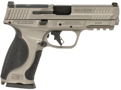 Smith & Wesson 14161 M&P M2.0  Full Size Frame 9mm Luger 10+1 4.63" Black Steel Barrel, Gray Optic Cut/Serrated Steel Slide, Gray Aluminum Frame w/Picatinny Rail, Black Polymer Grip                   