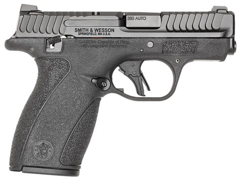 Smith & Wesson 14192 Bodyguard 2.0 Micro Frame 380 ACP 10+1 2.75" Black Armornite Stainless Steel Barrel & Serrated Slide, Black Armornite Polymer Frame, Textured Grip, Thumb Safety                   