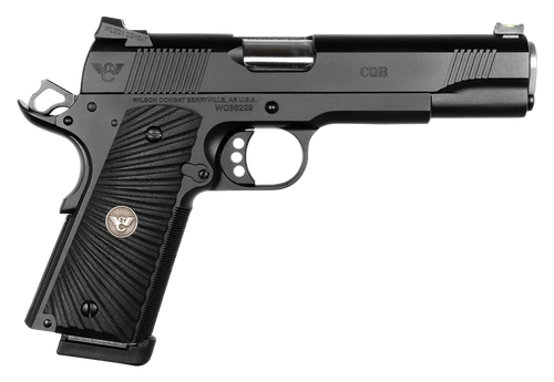 Wilson Combat CQBFS45 CQB  45 ACP 8+1 5" Full Size Carbon Steel Slide G10 Starburst Grip                                                                                                                