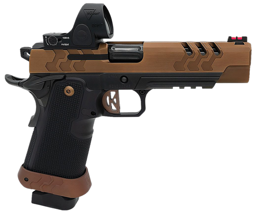 Kimber Mfg.,inc 3500055 2K11 Target (OI)  9mm 20+1 5" High Polished w/ Coyote PVD, Brush Polish Flats w/ DLC Coating Stainless Steel Slide Aluminum Grip                                                