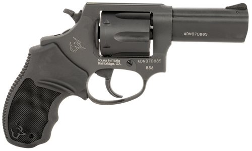 Taurus 2-856P31 856 T.O.R.O. Small 38 Special +P 6 Shot 3" Matte Black Stainless Steel Barrel, Cylinder & Frame, Black Rubber Grip, Transfer Bar Safety, Exposed Hammer                                 