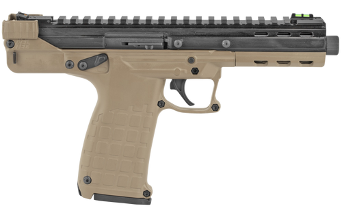 Kel-Tec CP33TAN CP33  22 LR 33+1 5.50" Black Ported/Threaded Barrel, Black Serrated/Optic Ready Slide, Tan Polymer Frame w/M-LOK, Polymer Grip, Ambidextrous                                            