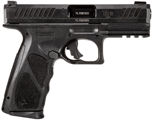 Taurus 1TS9SR041 TS9  Full Size Frame 9mm Luger 17+1 4" Matte Black Steel Barrel, Matte Black Serrated Steel Slide, Matte Black Polymer Frame w/Picatinny Rail, Black Polymer Grip, Includes 2 Magazines