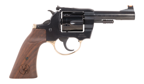 Henry H017GDMA Big Boy Deadeye 357 Mag/38 Special 6 Shot 4" Blued Round Barrel, Blued Cylinder, Blued Polished Steel Frame, American Walnut Gunfighter Grip, Transfer Bar Safety, Exposed Hammer        