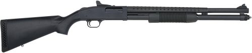 Mossberg 50693 590 Persuader 12 Gauge 8+1 3" 20" Cylinder Bore Heat-Shield Barrel, Matte Blued Metal Finish, Drilled & Tapped Receiver, Ghost Ring Sight, Synthetic Stock                               