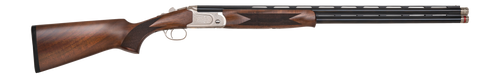 Mossberg 75491 Gold Reserve  16 Gauge Break Open 2.75" 2rd 28" Blue Polished Over/Under Vent Rib Barrel, Silver w/Engraved Scroll & Gold Inlay Receiver, Fixed Grade A Walnut Stock                     